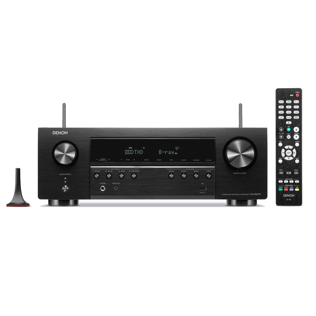 Denon AVR-S660H - 5.2 Channel 8K AV Receiver